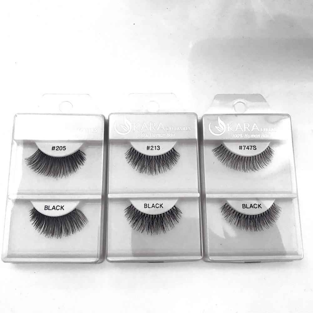 Kara BUTTERFLY COLLECTION Human Hair Eyelashes - 205, 213, 747s